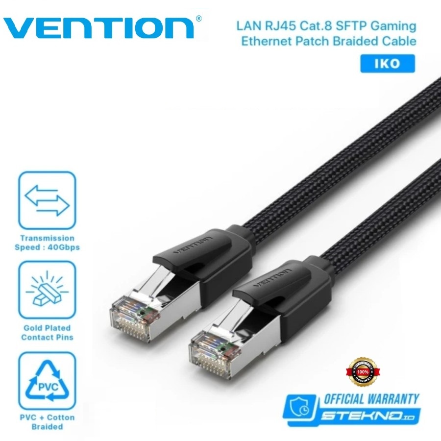 Vention Cat8 RJ45 SFTP Gaming Patch Ethernet Lan Cable - IKO