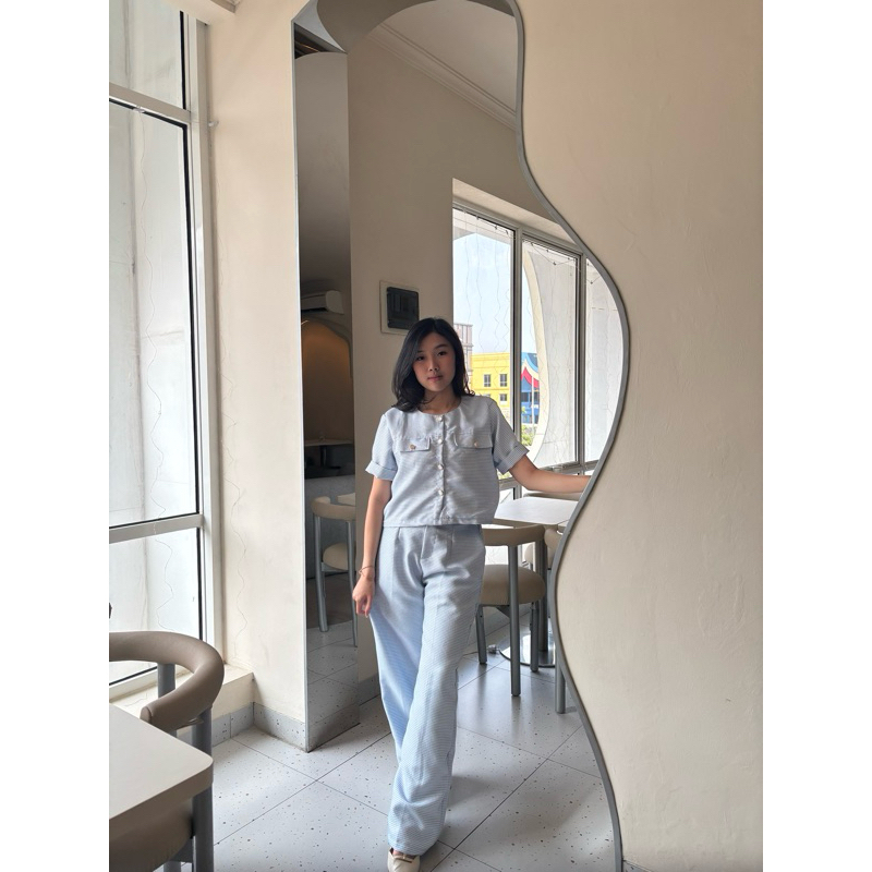 [Wear.klasy] Kiyora Tweed One Set / เสื้อทางการ / Culottes / สูทยาว