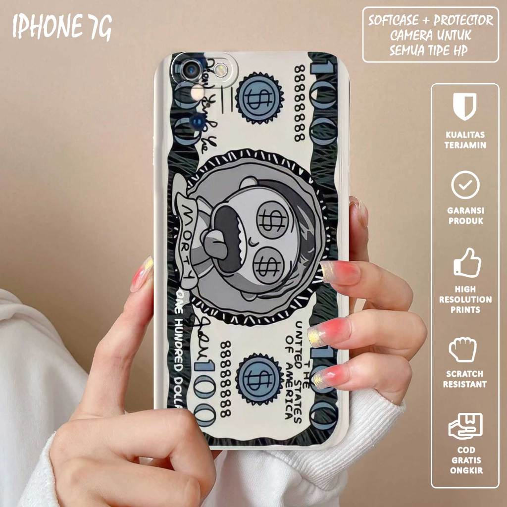 SOFTCASE PRO CAMERA DOLLAR PICTURE นําเสนอสําหรับ IPHONE 7G -