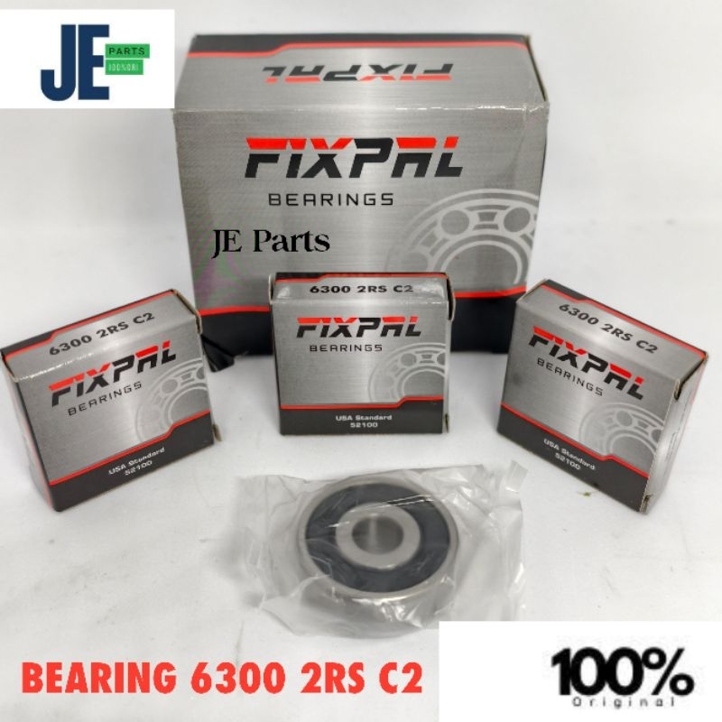 BEARING 6300 2RS (FIXXL) / ชิ้น / LAHER 6300 2RS