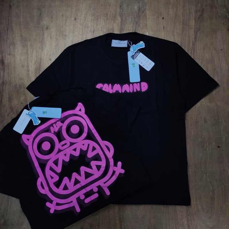 เสื้อยืด OVERSIZE C44LLMID JOKER BLACK PINK TEES BESTSELLER PREMIUM
