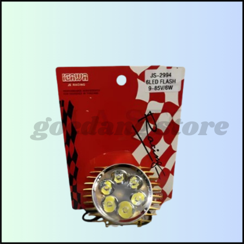 IWAWA 2994 GOLD SLIM 6 LED MOTORCYCLE HEADLIGHTS CHEAPEST