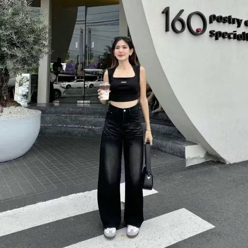 Highwaist Buggy Jeans Hangover Women - Loosepant Jeans Culottes Highwaist Womens Jeans