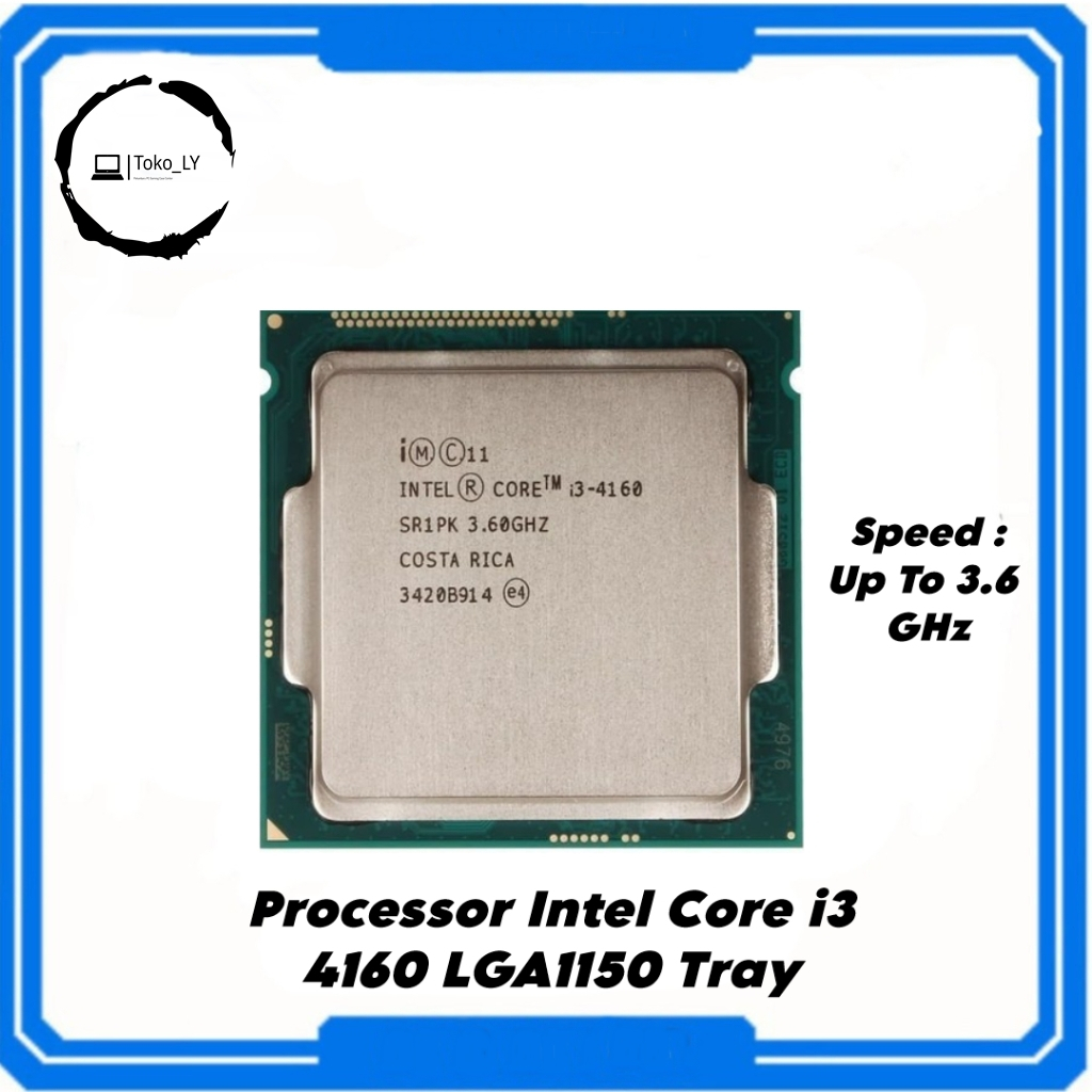 Intel Core i3 - 4160 3.6 GHz ซ็อกเก็ตถาด 1150