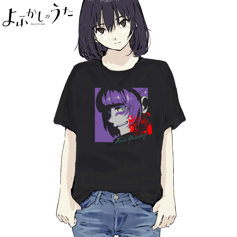 เสื้อยืด Shepherds Purse Big Silhouette [Yofukashi no Uta]