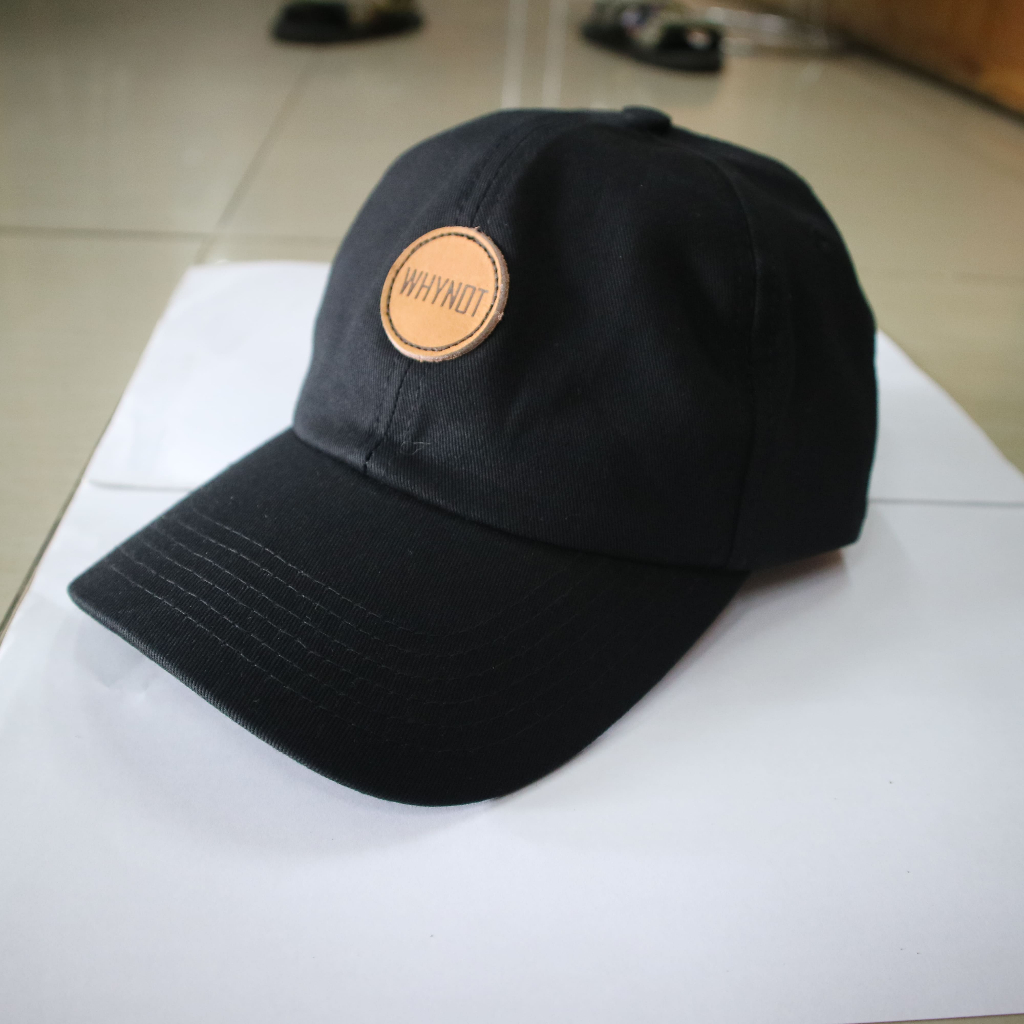 WNC หมวกคอปกโปโลทรงกลมสีดําทะเลสาบสําหรับผู้ชาย