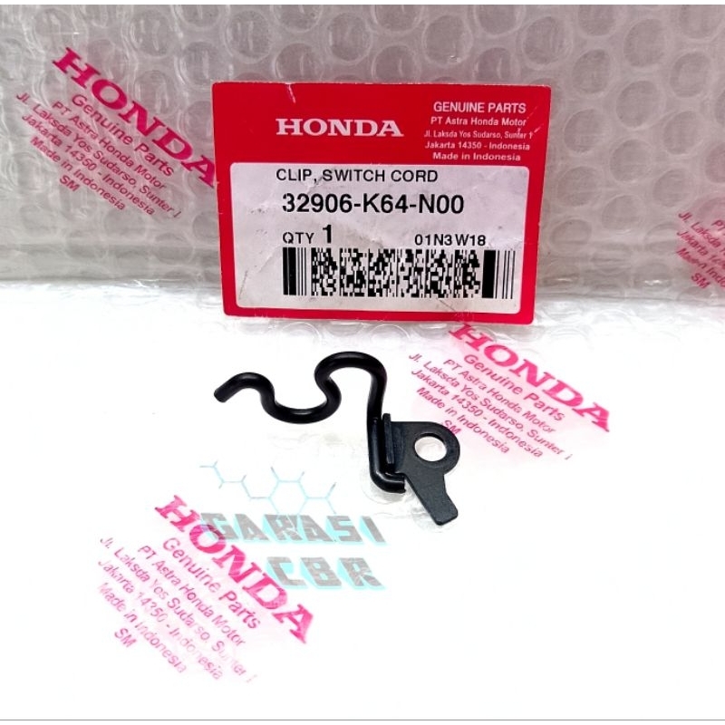 32906K64N00 - ปุ่มสวิทช์คลิป Honda CBR 250RR