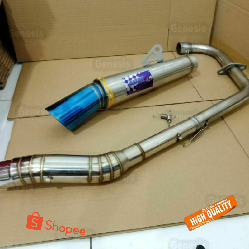 ข้อศอกใหญ่ AUN ทรงกรวยท่อไอเสียเปิด tmx 125 155 tmx 150 pinoy 125 150 motoposh 125 150 rusi tc 125 1