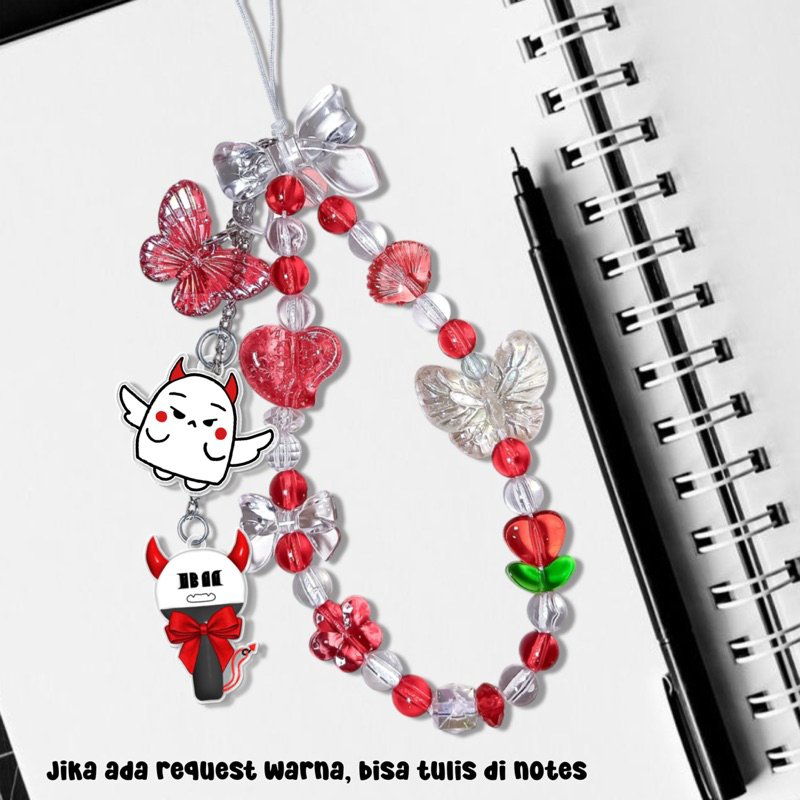 ลูกปัด phonestrap babymonster ลูกปัด baemon