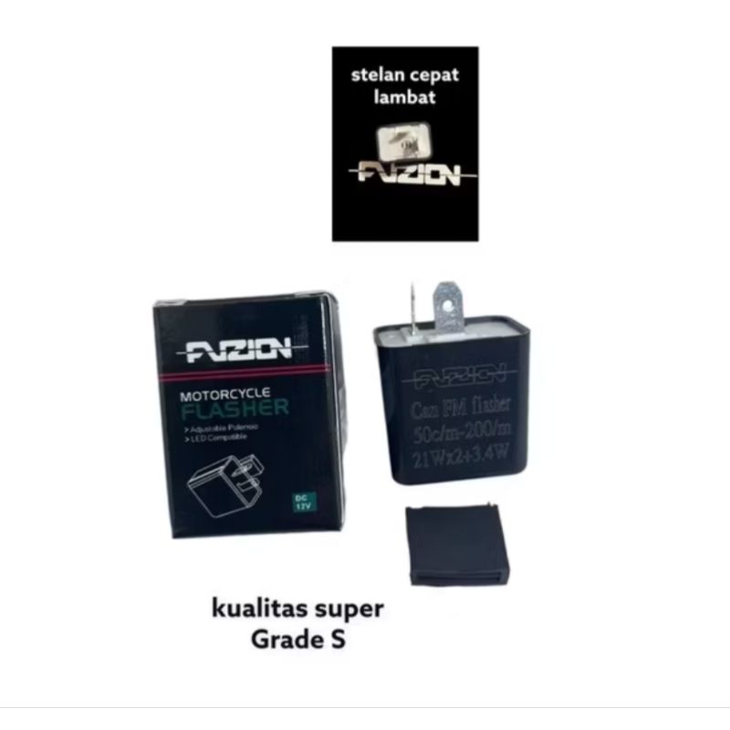 พร้อมสําหรับแฟลชมอเตอร์ไซค์ยี่ห้อ FUZion ของแท้ FUZion สากล