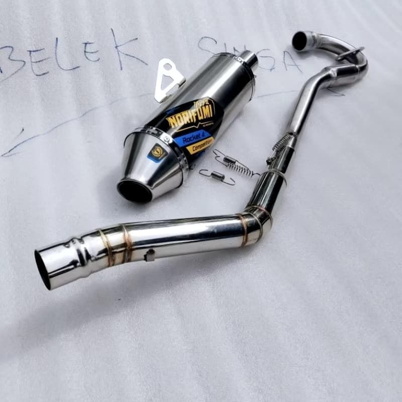 Norifumi ท่อไอเสีย 38 มม.สําหรับ Xr200 Klx150bf D-Tracker ใหม่เก่า Ksr110Pro Ksr110 Dtm200 Dtm150 Kl