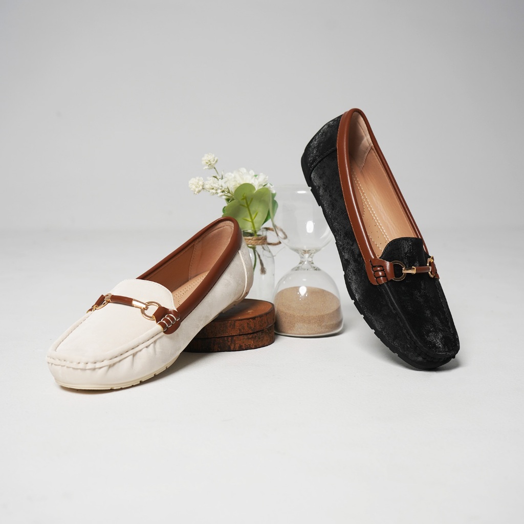 Gabino Womens Flat Moccasin Slip On Casual Shoes Valeria - O1DA4005
