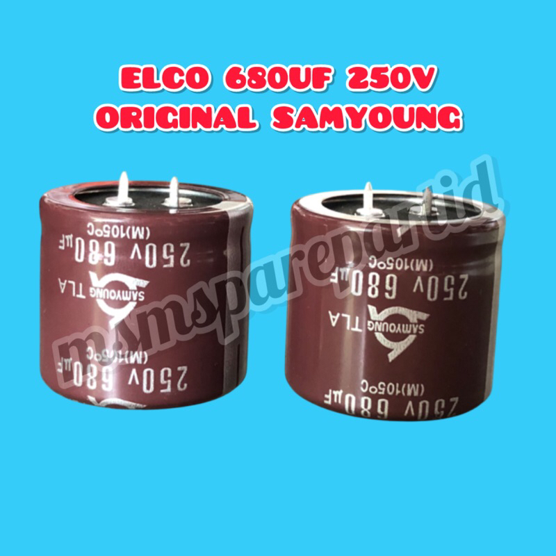 ELCO 680UF 250V SAMYOUNG ดั้งเดิม