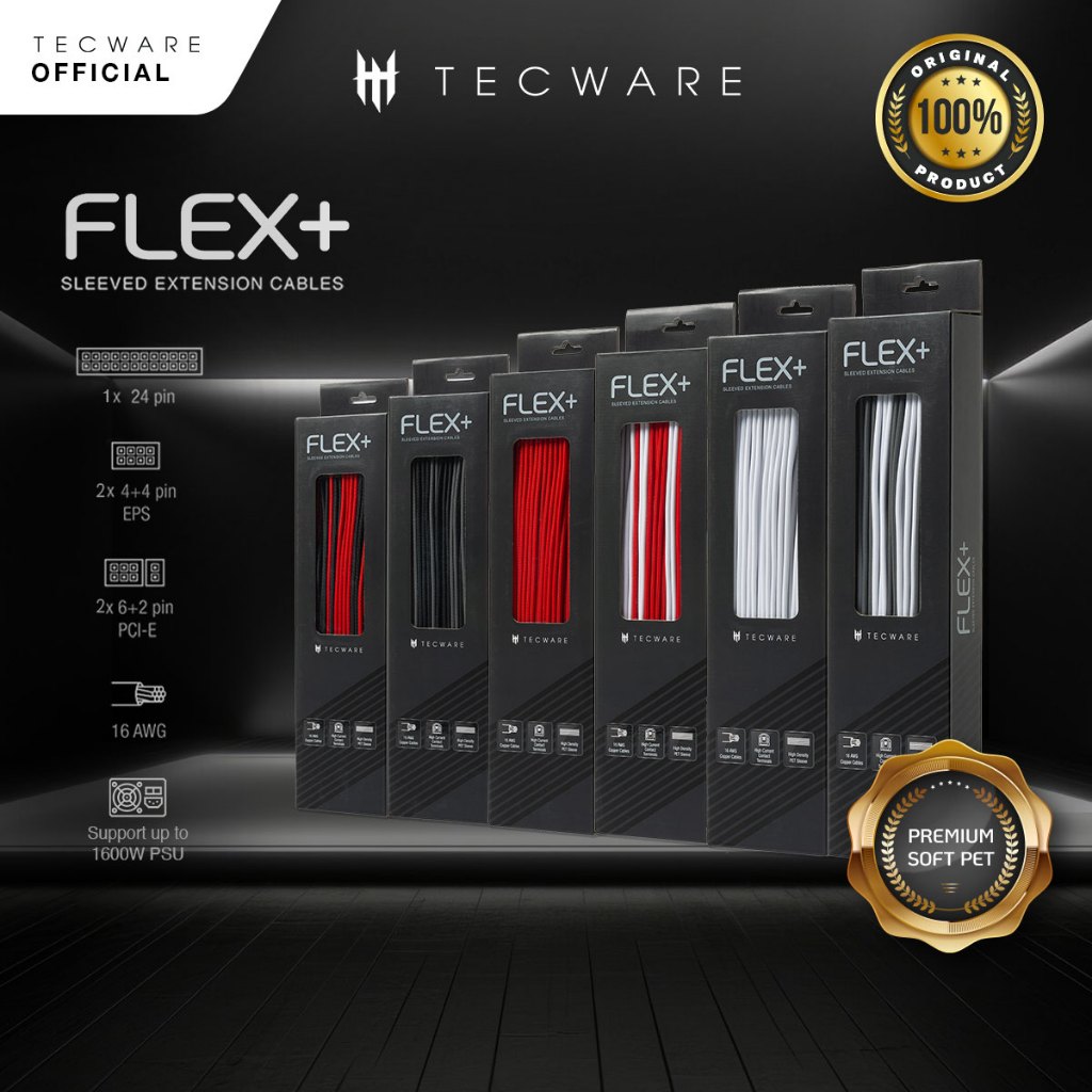 ชุดต่อขยาย TECWARE FLEX PLUS PSU (สายจ่ายไฟ 5 ชิ้น)