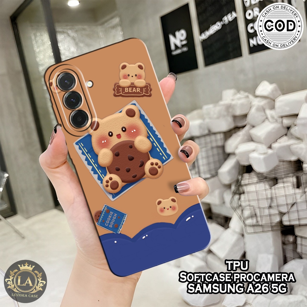HP เคส Samsung A26 5G รุ่นล่าสุด - เคส Leviora - เคสแฟชั่น Bear - Samsung A26 5G Softcase - เคสกล้อง