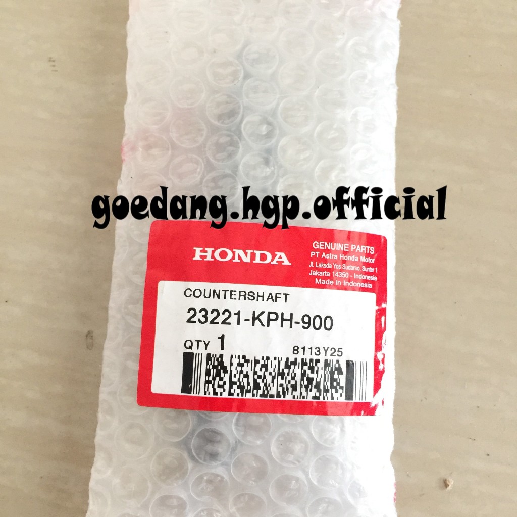 แกนเกียร์หน้า Countershaft Karisma & Supra X 125 ORIGINAL AMM 23221KPH900