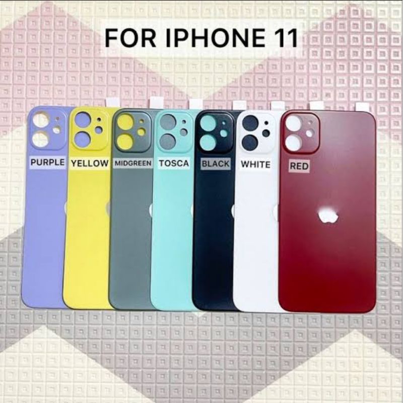 ประตูหลัง ไอโฟน 11 ฝาครอบกระจกฝาหลังเกรด100% ต้นฉบับ