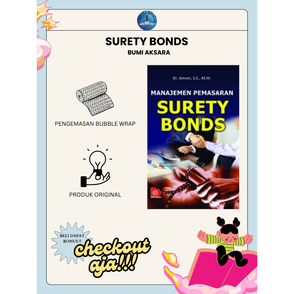 หนังสือการจัดการการตลาด Surety Bonds - ดร. Amron - Bumi Aksara