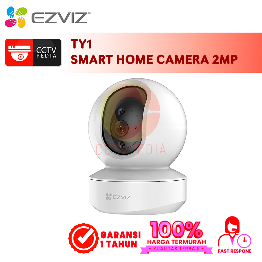EZVIZ TY1 กล้องวงจรปิดภายในบ้านอัจฉริยะในร่ม 2MP
