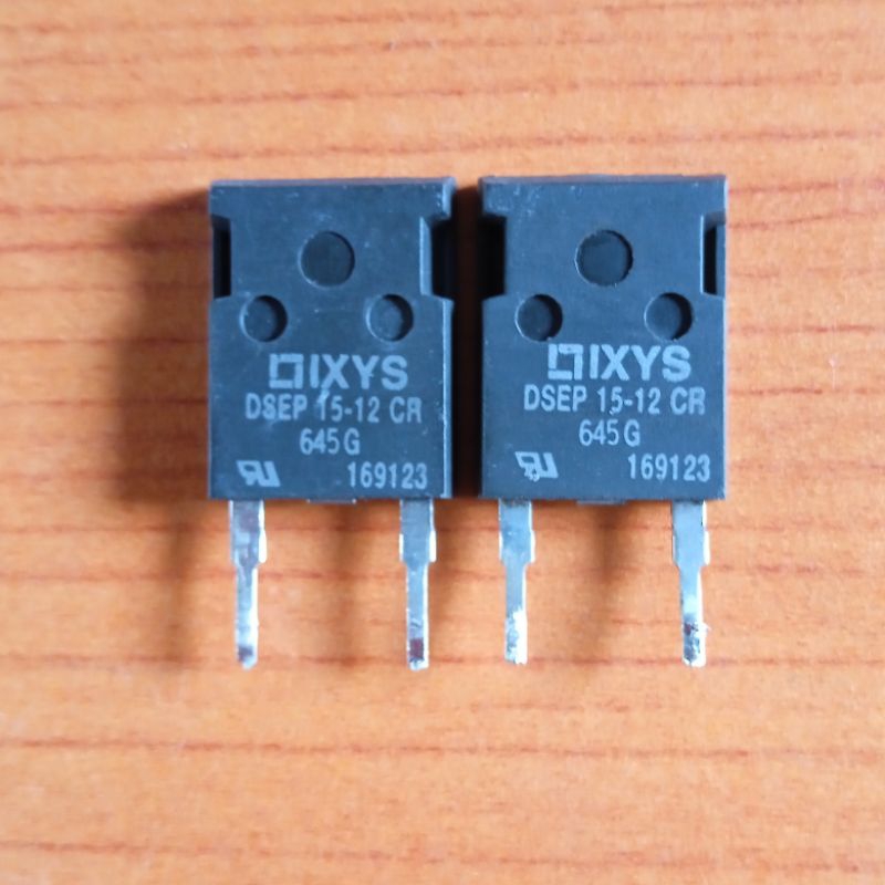DODE DEP15 -12CR (15A 1200V) การกําจัดต้นฉบับผ่านราคาทดสอบปกติ 1 ชิ้น