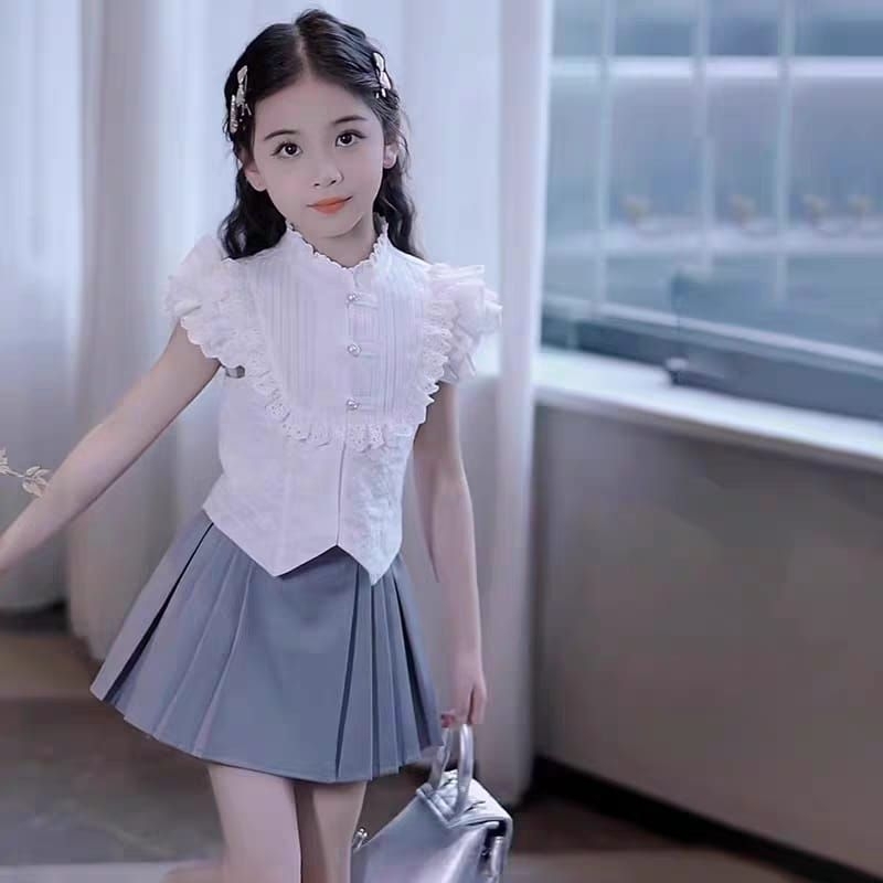 ER-155 IMPORTED GIRLS SKIRT SET AGES 6-12 ปี