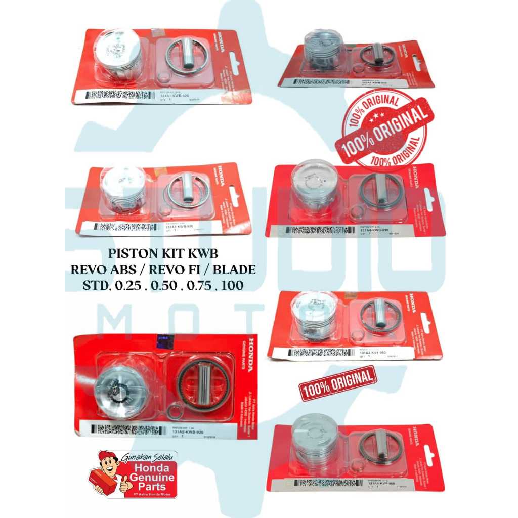 S2 PISTON ชุด REVO ABS / REVO FI / BLADE 131A1KWB920 131A2KWB920 131A3KWB920 131A4KWB920 131A4KWB920