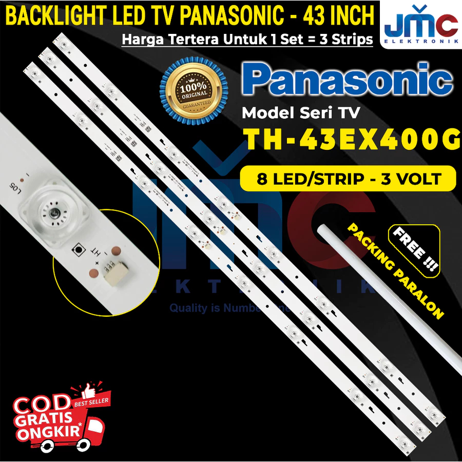 PANASONIC 43 นิ้ว LED TV BACKLIGHT TH-43EX400G TH43EX400G 43EX400G 43EX400 BL 43 IN LAMP