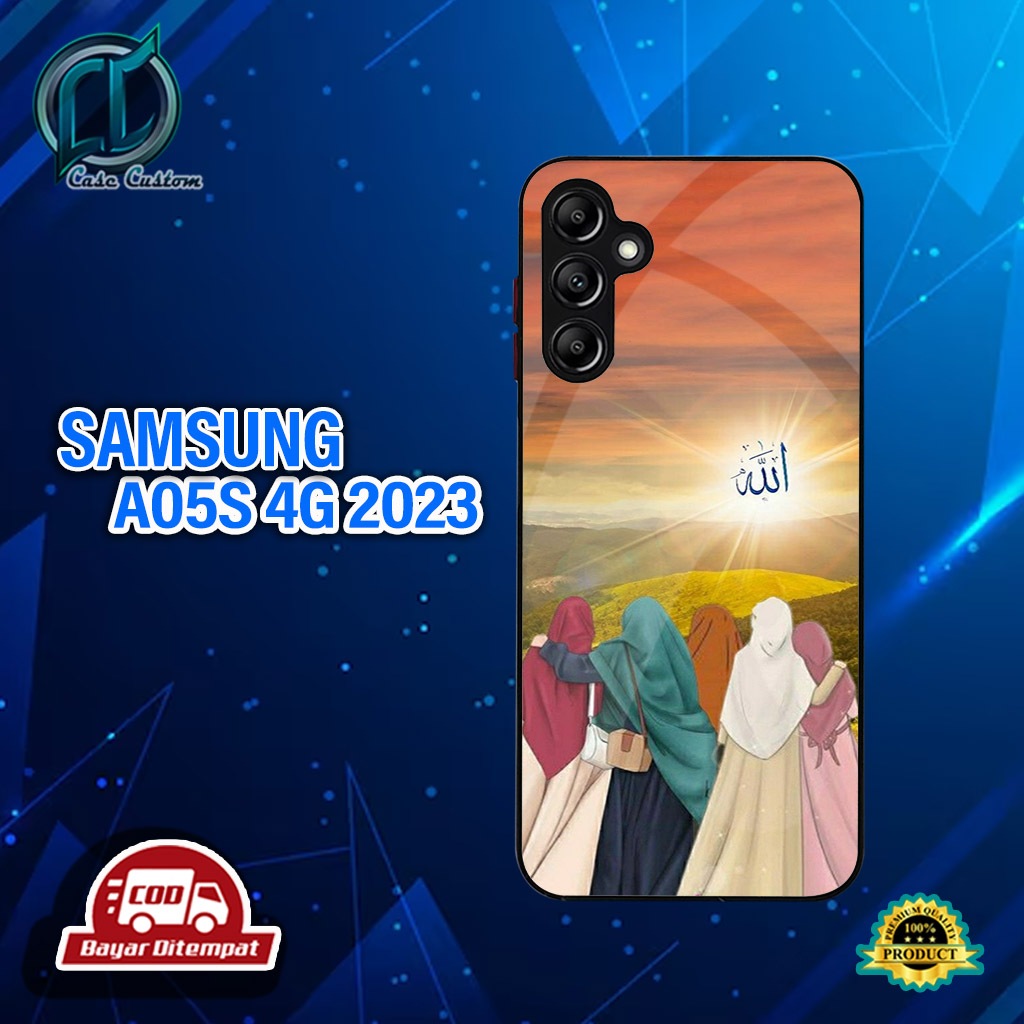 เคส HP SAMSUNG A05S 4G 2023 ใช้งานได้สําหรับโทรศัพท์ทุกประเภท ยัง [HIJAB Motif] _เคสเงาล่าสุด _เคสแบ