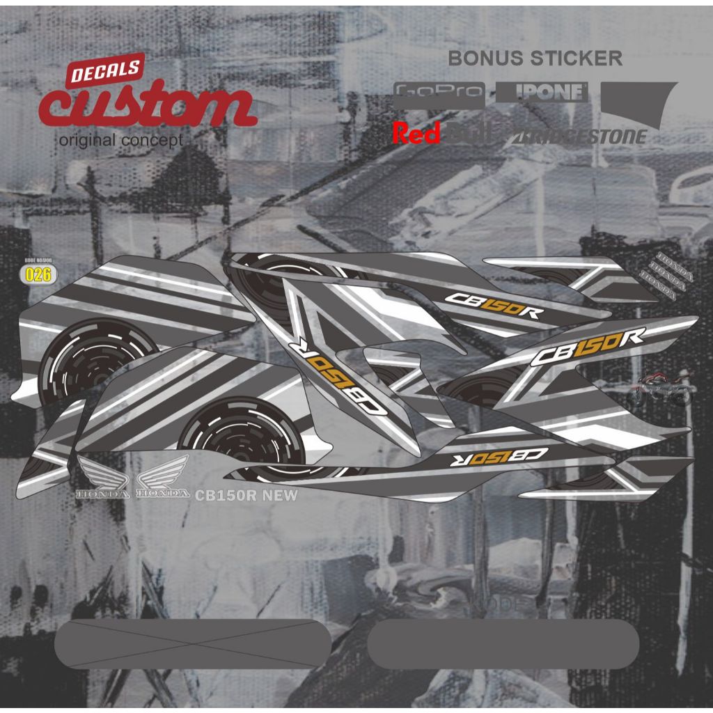 สติ๊กเกอร์ใสสําหรับรถมอเตอร์ไซค์ honda CB150R แถบใส CB150R, สติ๊กเกอร์ cb