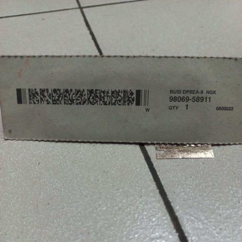 9806958911 – SPARK PLUG DP8EA9 (NGK), SPARK PLUG GL, MEGA PRO, TIGER ORIGINAL AM