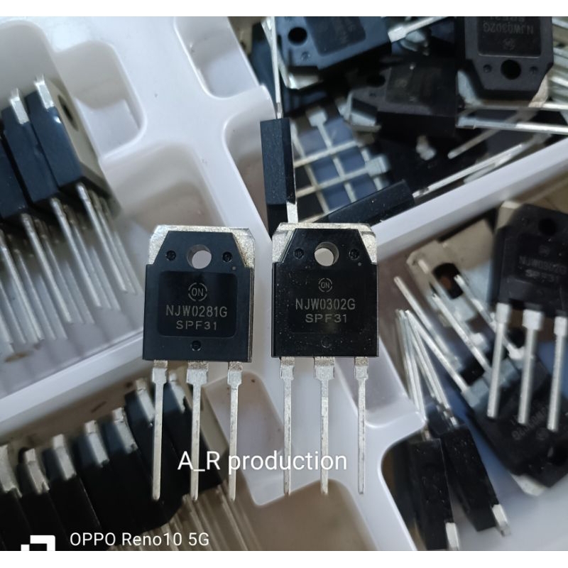 ทรานซิสเตอร์ NJW0281 NJW0302 Original ON njw 0281G 0302G ยี่ห้อ On