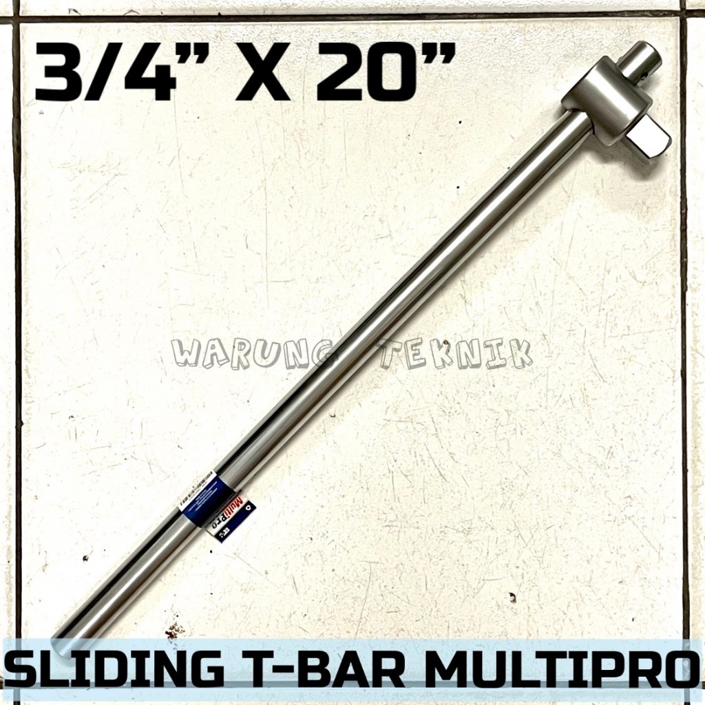 MULTIPRO SLIding T BAR HANDLE 3/4" X 20" - ด้ามจับซ็อกเก็ตเลื่อน 3/4"X20" (500 มม.)