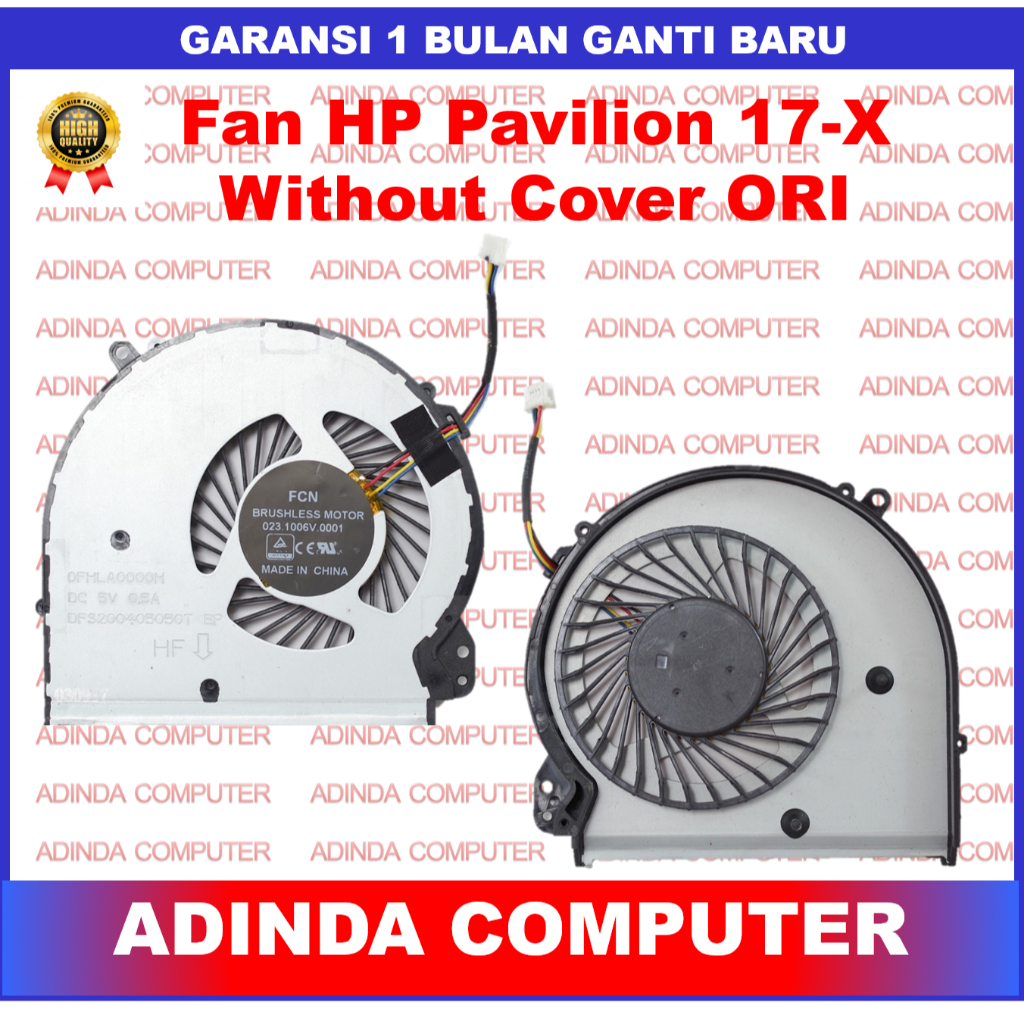 HP Pavilion 17-X 17-BS 17-BS022NR 17-BS061ST 17-AK 17-E ENVY 17-BW 17T-BW TPN-W129 TPN-W121 ไม่มีฝาค