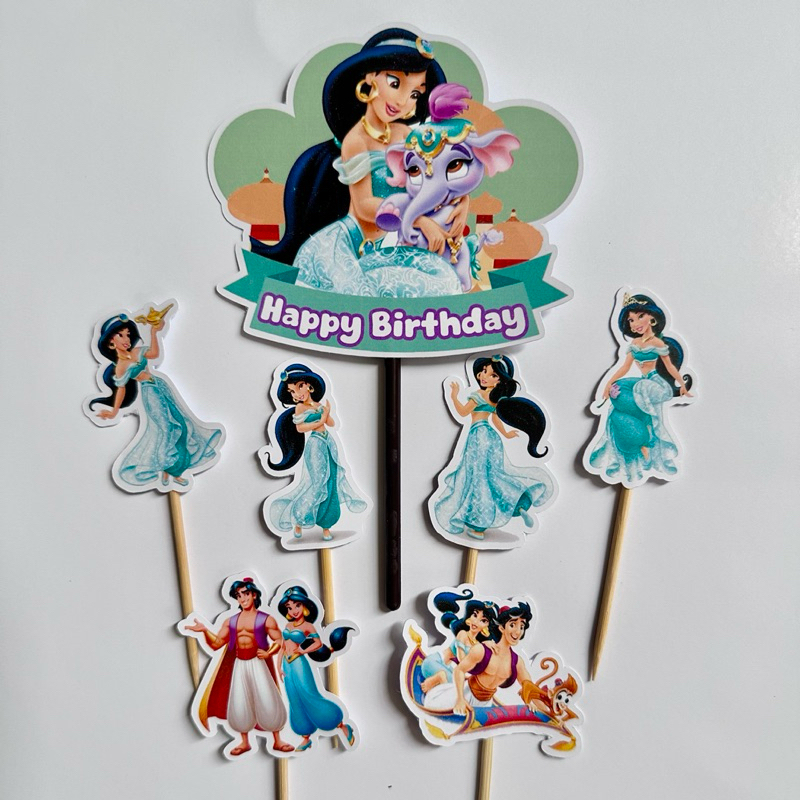 PRINCESS JASMINE BIRTHDAY TOPPER / PRINCESS JASMINE CAKE TOPPER / PRINCESS JASMINE CAKE TOPPER / PRI