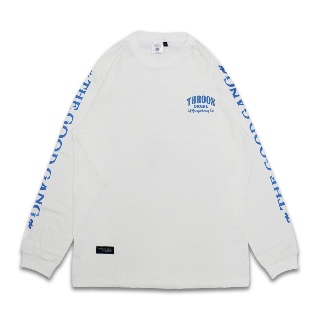 เสื้อยืดแขนยาวสีขาว ThroxOriginal Sesko || เสื้อแขนยาว Throx