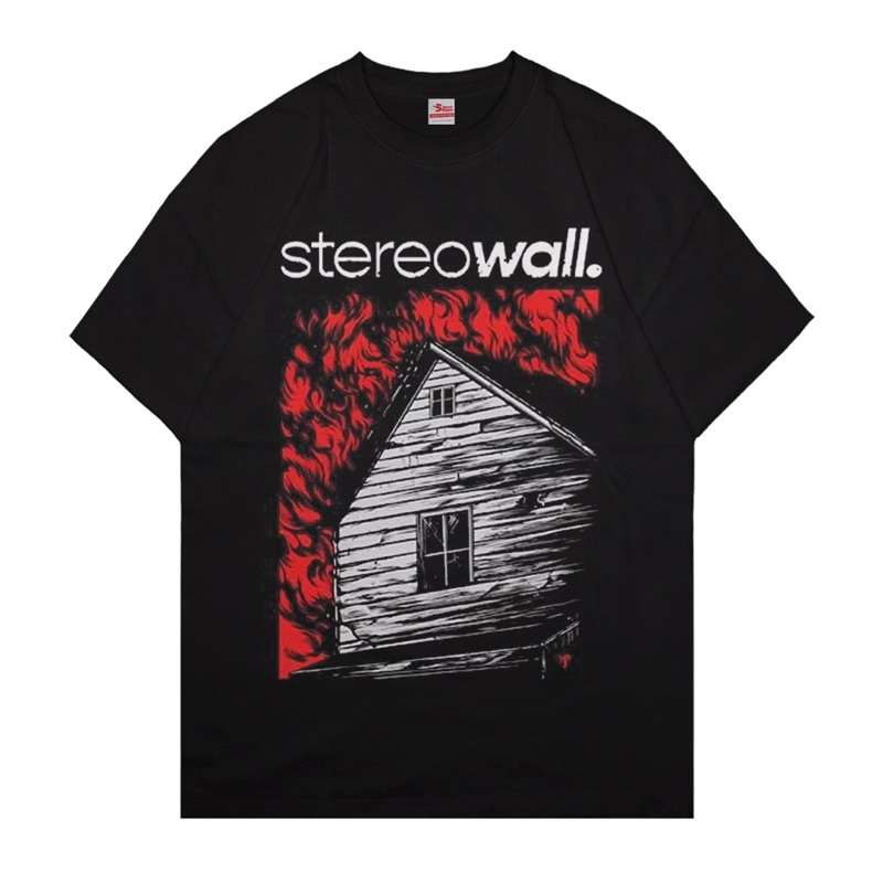 Xtrememerch Stereowall "Emo" Boxy Fit T Shirt Original Kaos