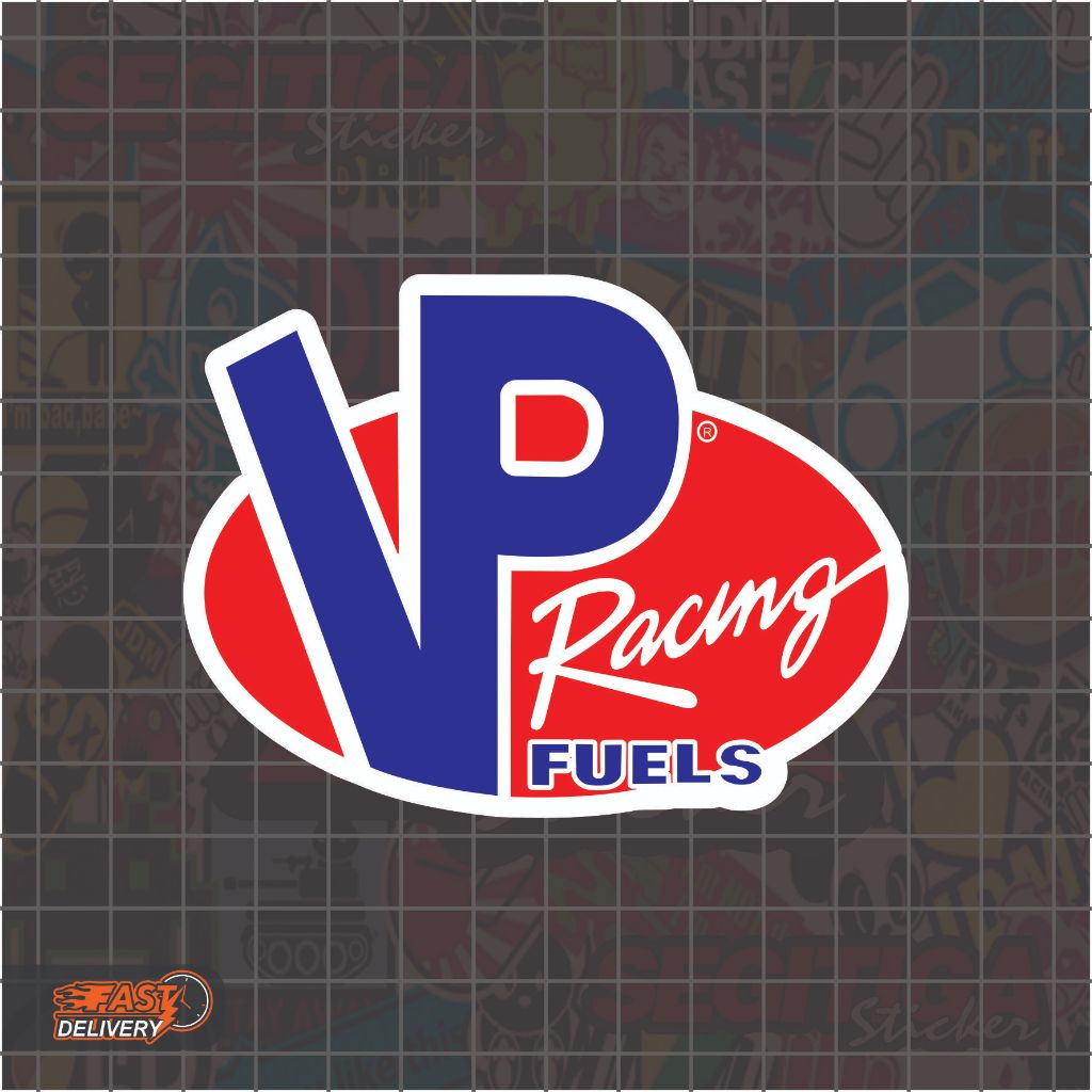สติ๊กเกอร์ VP Racing Fuels ขนาด 6.5 x 5 ซม