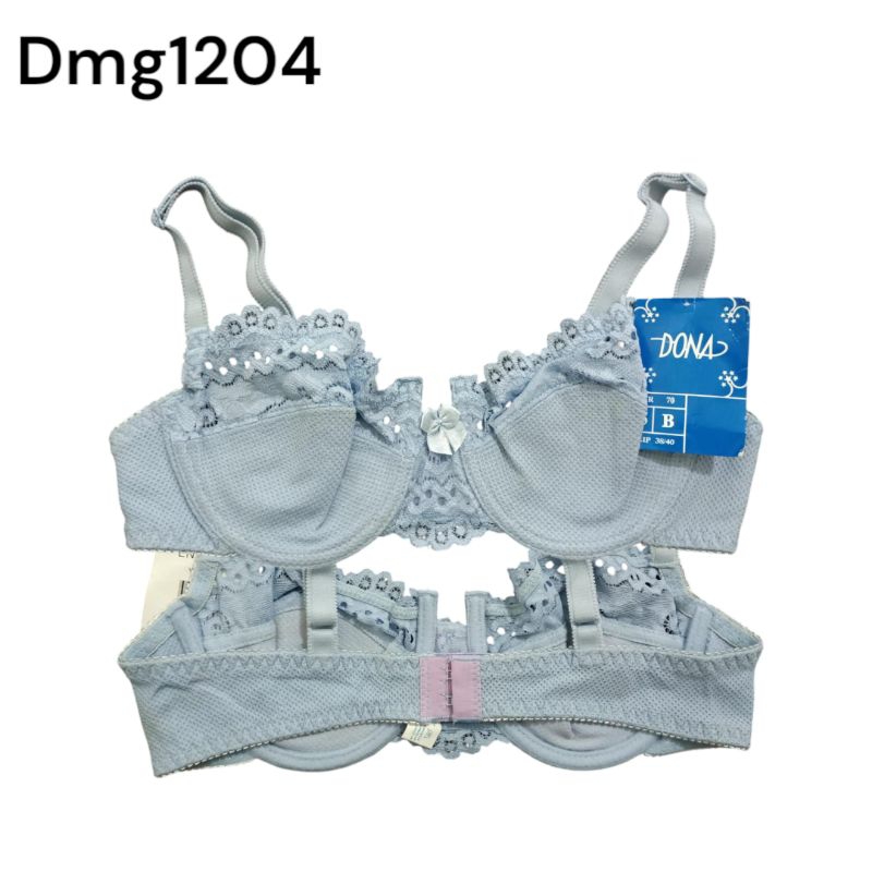 J Dmg1204 บราแบรนด์ By Dona Lingerie บราไม่มีโฟมมีสาย Bra Riject ไซส์ 32 34