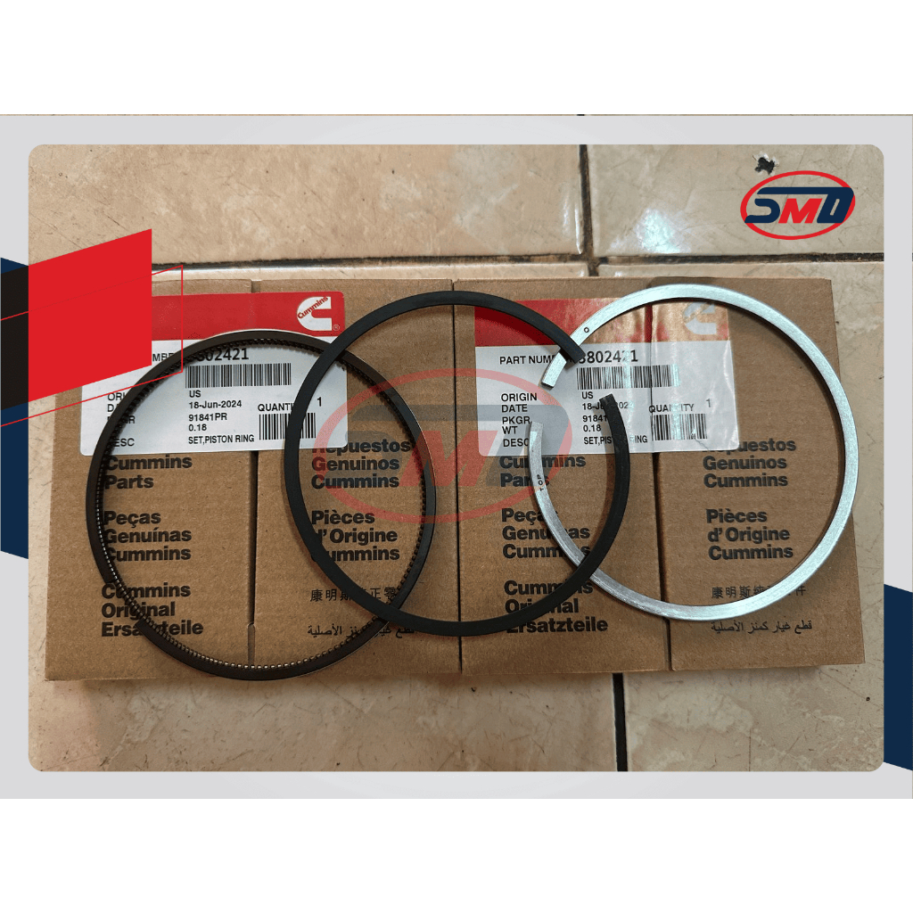 3802421 RING PISTON KIT CUMMINS 4BT 6BT