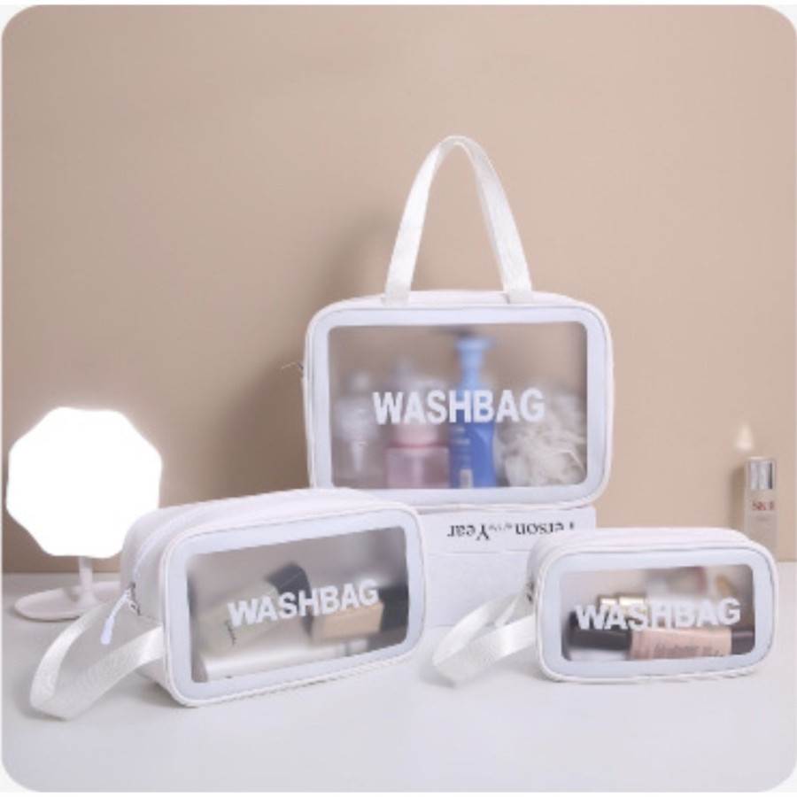 AM WASHBAG WATERPROOF COSMETIC BAG / TRAVEL BAG / COSMETIC POUCH / WASHBAG