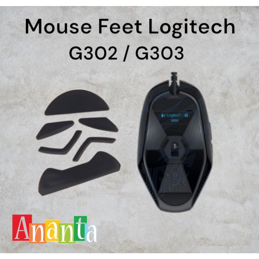 เมาส์ Feet Glide Logitech G302 G303 Mouse Feet ฐานเมาส์