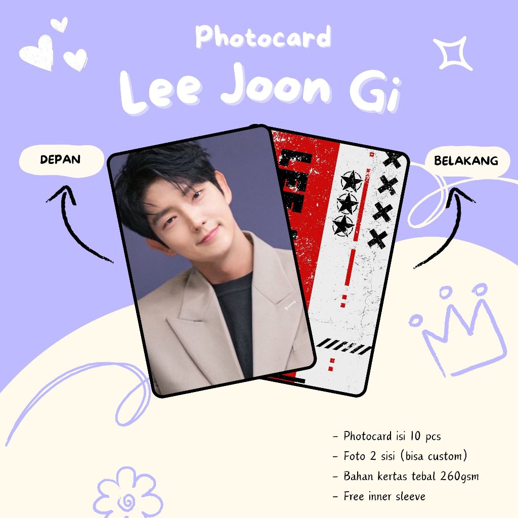 (10 ชิ้น) LEE JOON GI PHOTOCARDS