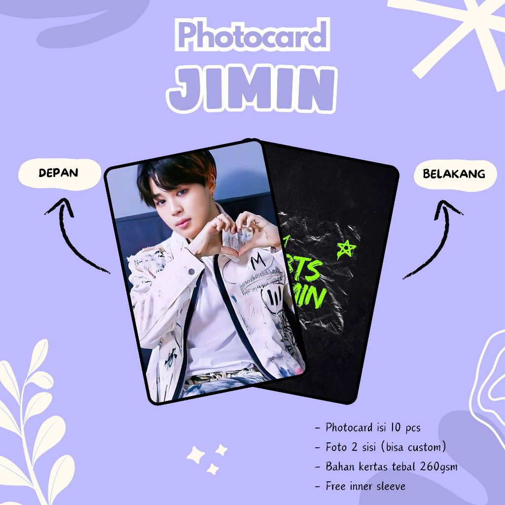 (10 ชิ้น) JIMIN BTS PHOTOCARD