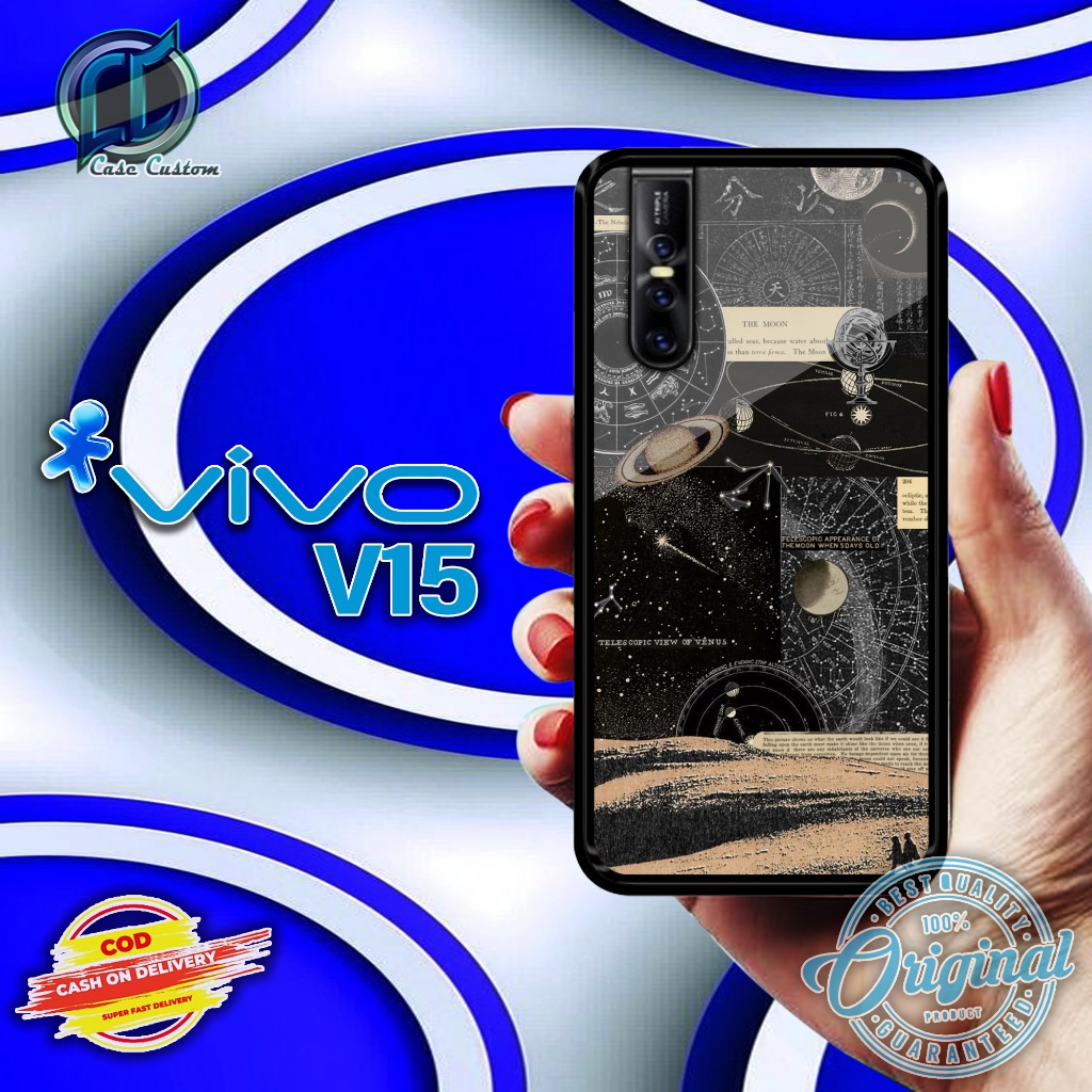 เคส HP VIVO V15 ใช้งานได้สําหรับโทรศัพท์ทุกประเภท ยัง_[NASA Motif]เคสเงาล่าสุด _เคสแบบกําหนดเอง_Hard
