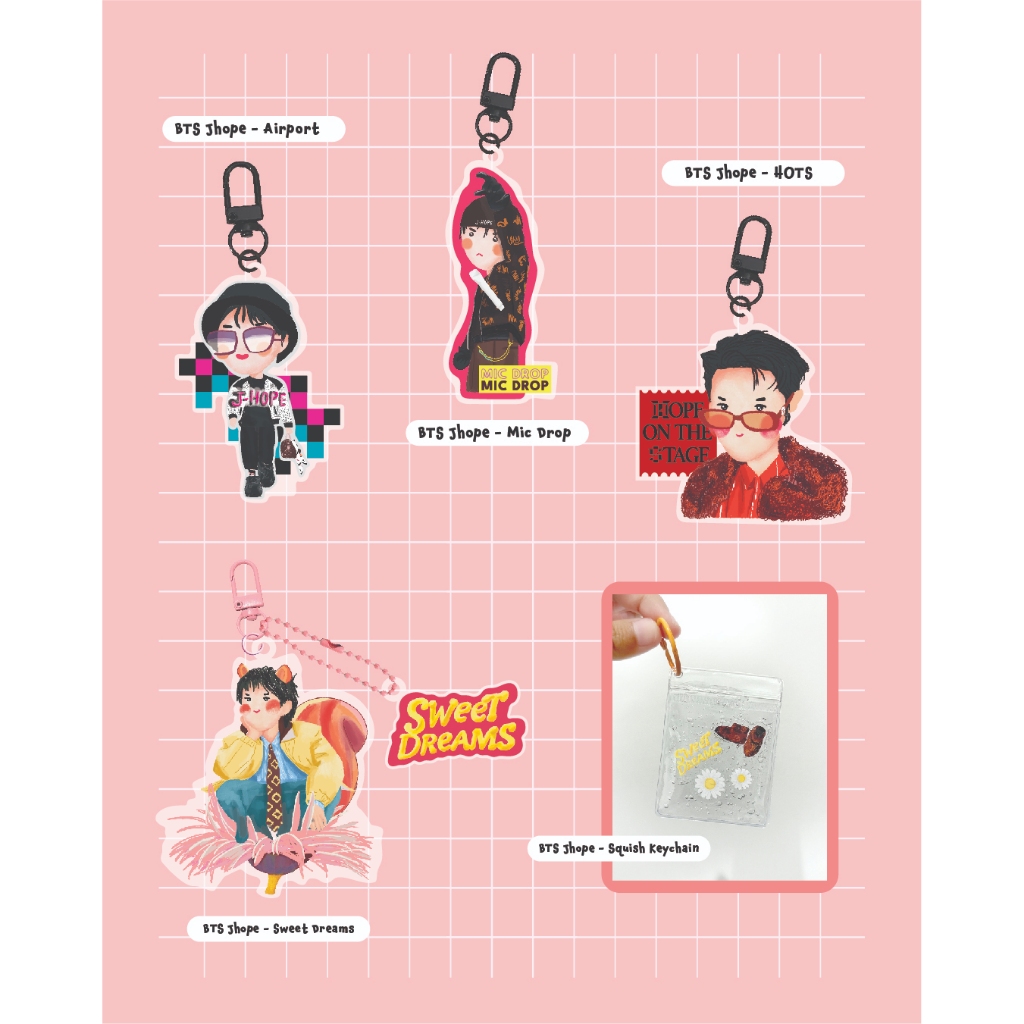 SJ - BTS J-Hope Hope On The Stage พวงกุญแจ Fanart