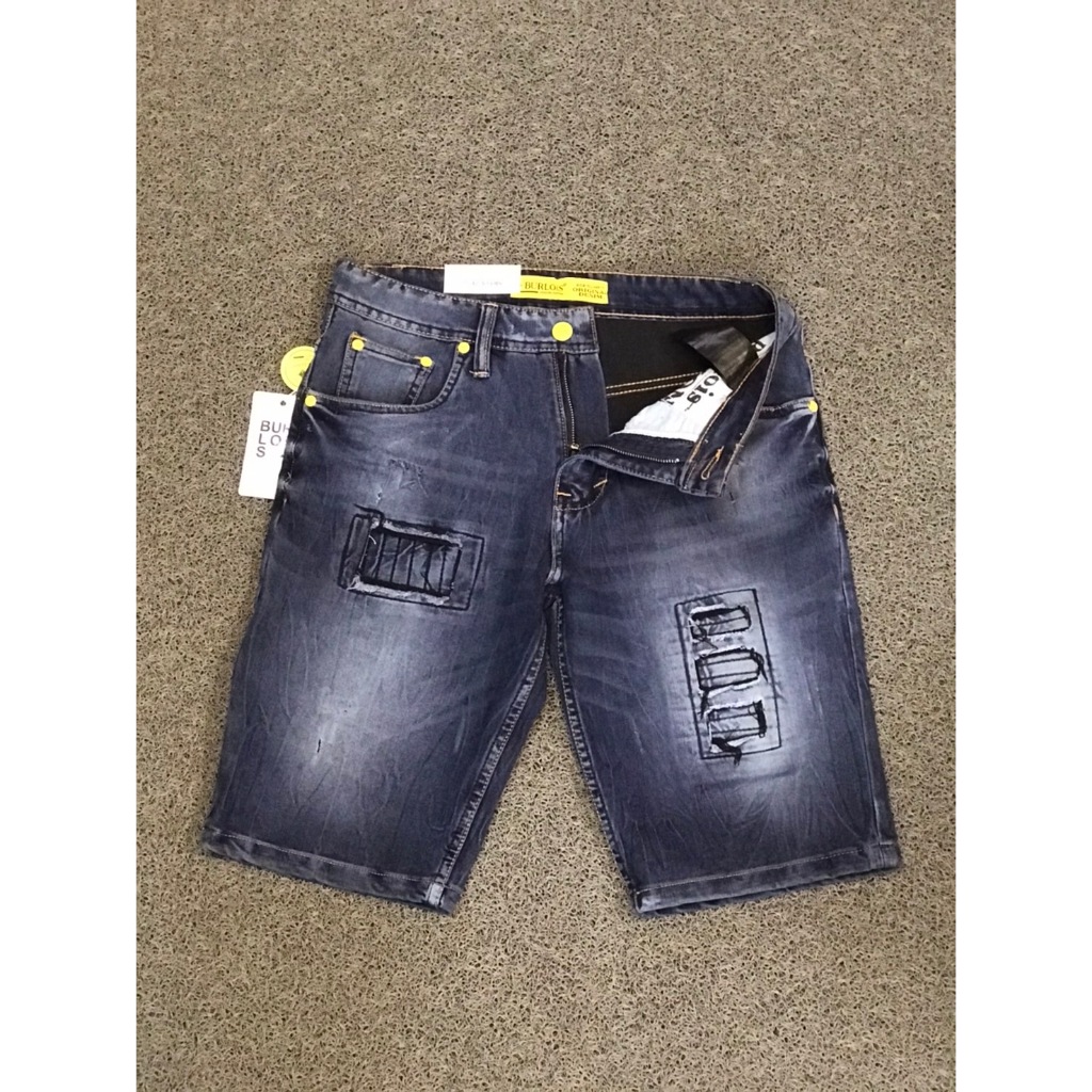 JEANS SHORTS / SLIM SHORTS / BIKERS SHORTS / STRETCHY PANTS / RIPPED / BURLOIS PANTS