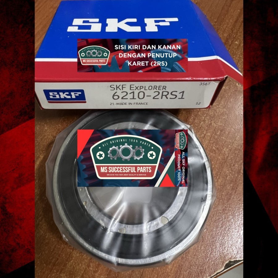 BEARING 6210 2RS SKF ORIGINAL 6210-2RS1