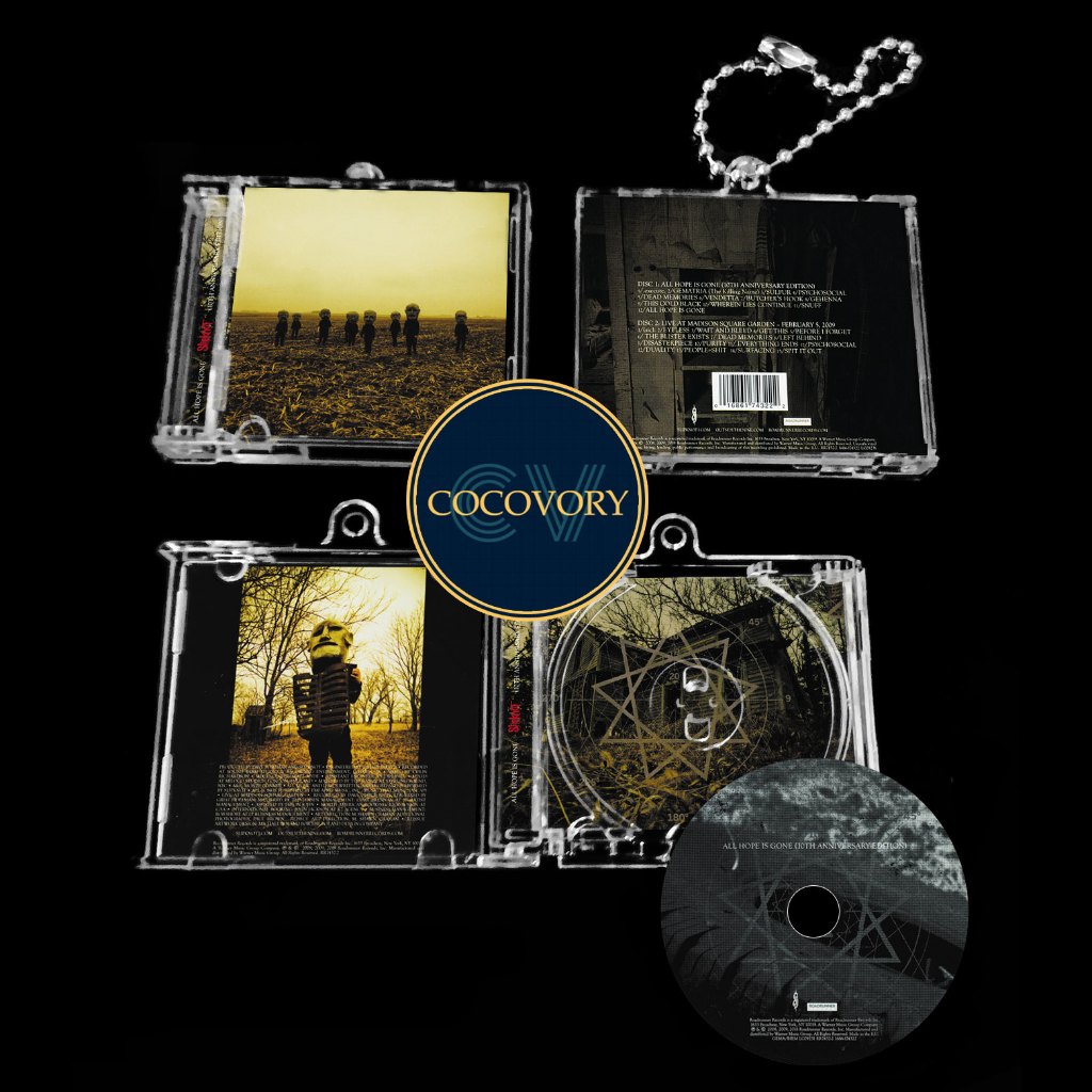 GANTUNGAN Slipknot Mini CD Album พวงกุญแจ NFC พวงกุญแจ