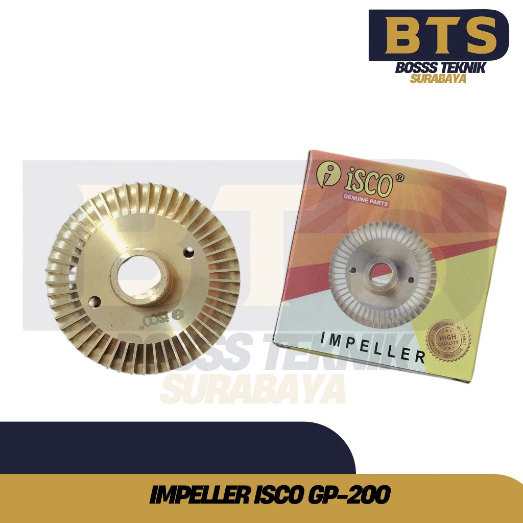 GP-200 ISCO BRASS IMPELLER FAN isto ยี่ห้อ national GP 200 ปั๊ม IMPELLER - GP 200 ปั๊มน้ําใบพัดอะไหล