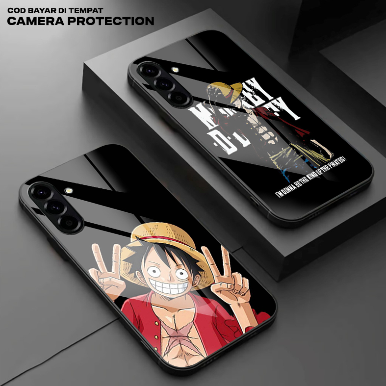 HP HS09 Case Samsung A56 5g New 2025 - Softcase Glass Kaca - Hardcase 2D Glossy - เคสป้องกันโทรศัพท์